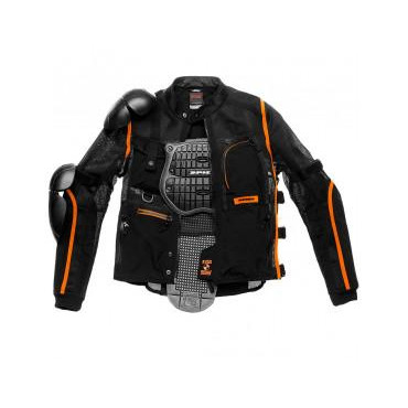 SPIDI Мотокуртка  Multitech Armor EVO Black-Orange M - зображення 1