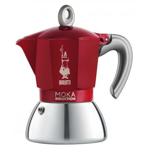 Bialetti New Moka Induction 4 чашки Red (0006944) - зображення 1