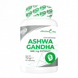 6PAK Nutrition Ashwagandha 666 mg 90 caps