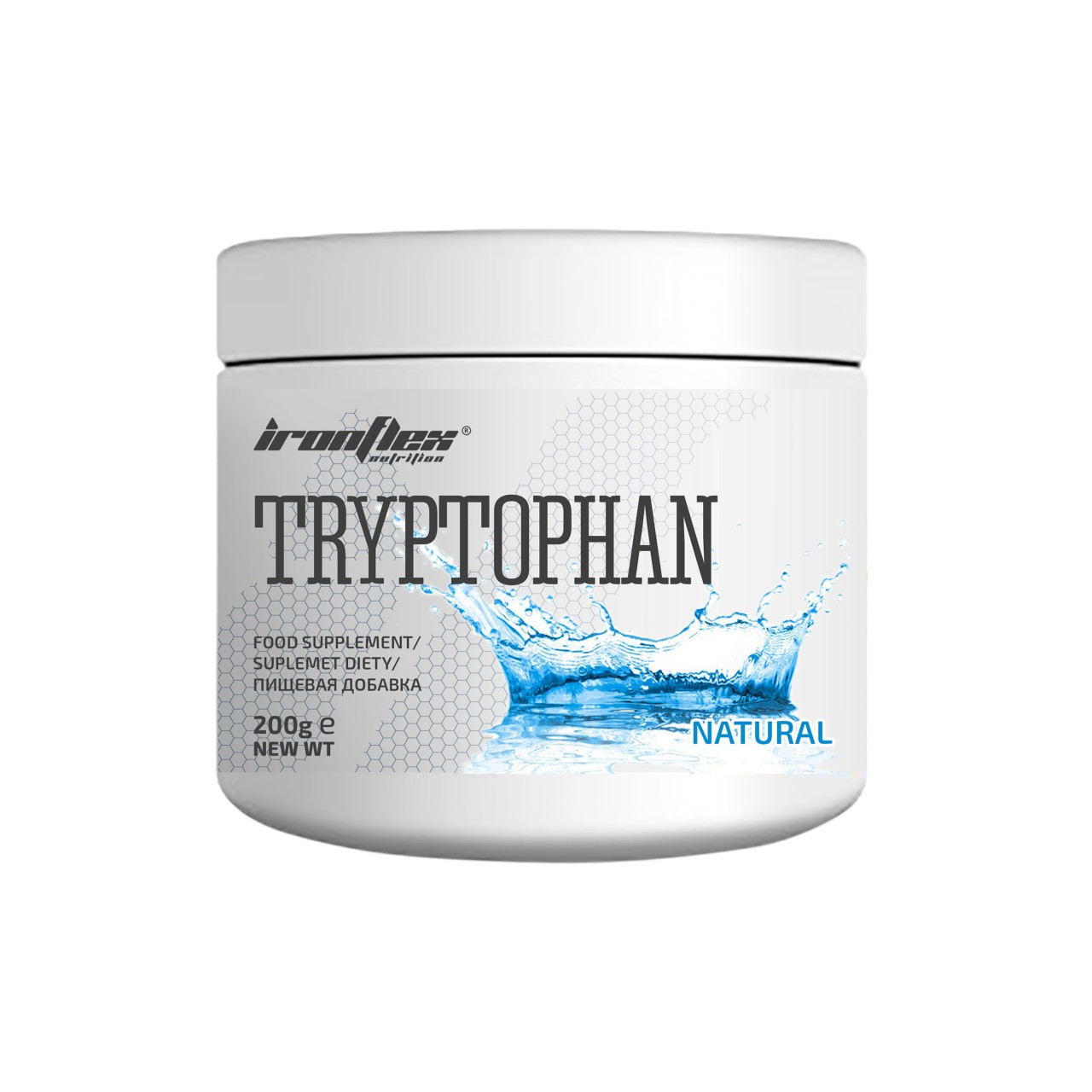 IronFlex Nutrition Tryptophan 200 g /160 servings/ Natural - зображення 1