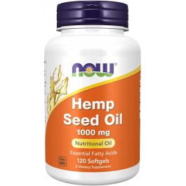 Now Hemp Seed Oil 1000 mg 120 softgels