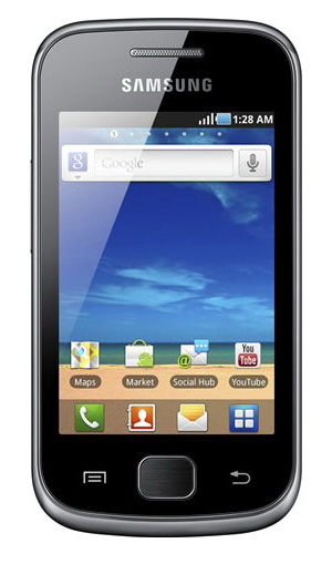 Samsung S5660 Galaxy Gio (Dark Silver) - зображення 1