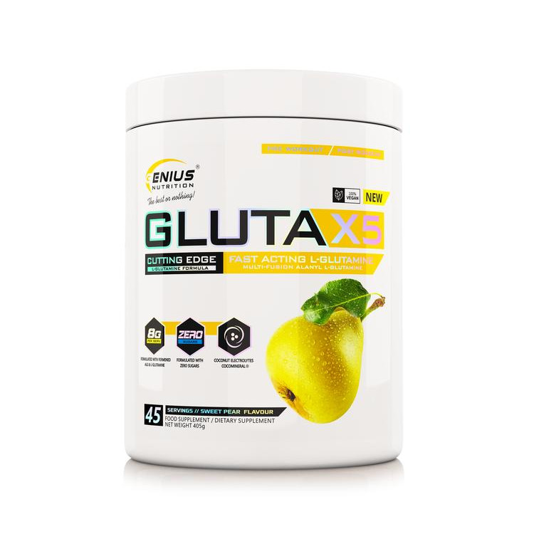 Genius Nutrition Gluta-X5 405 g /45 servings/ Sweet Pear - зображення 1