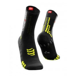 Compressport Pro Racing Socks V3.0 Bike Black/Acid Yellow