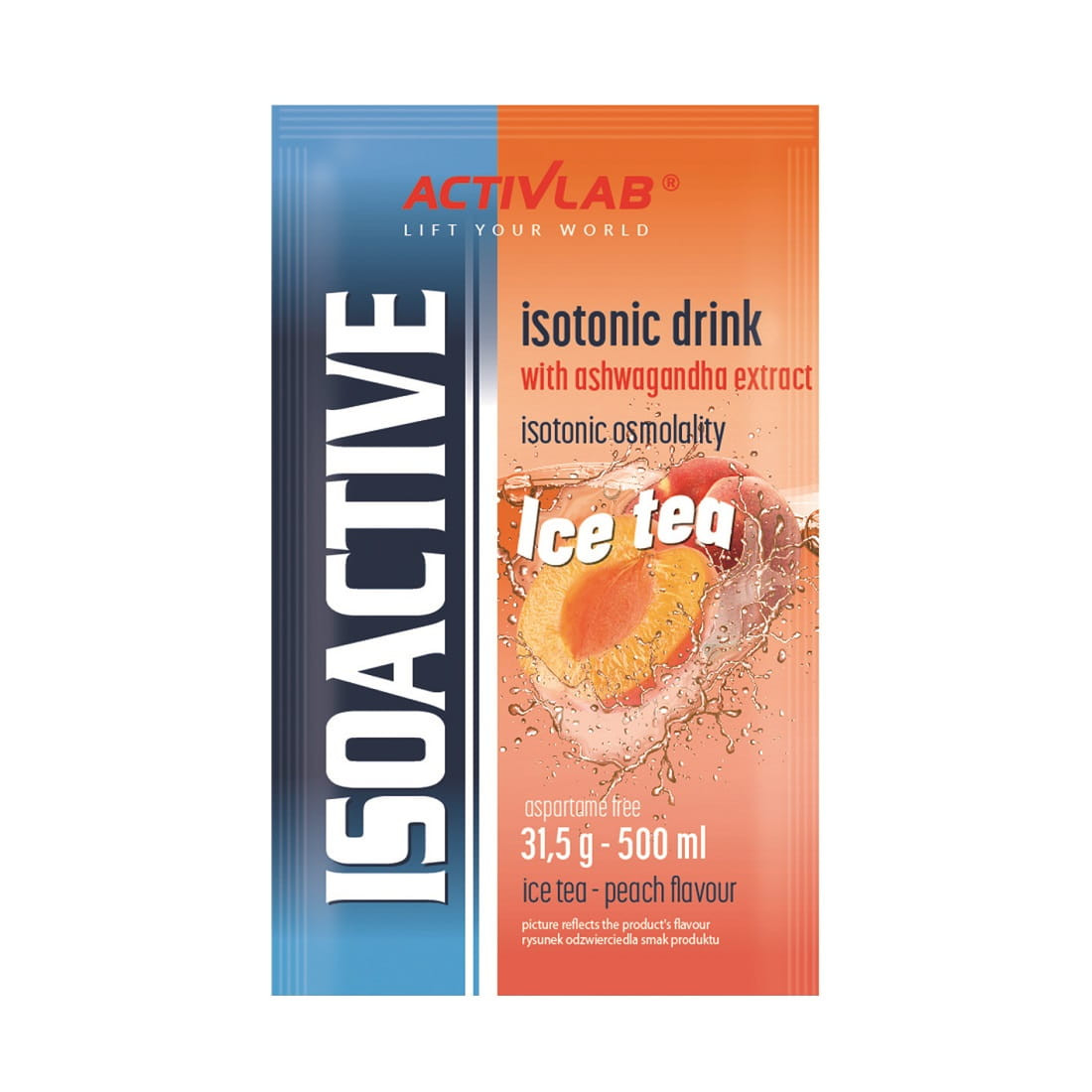 Activlab ISO Active 31,5 g /sample/ Ice Tea Peach - зображення 1