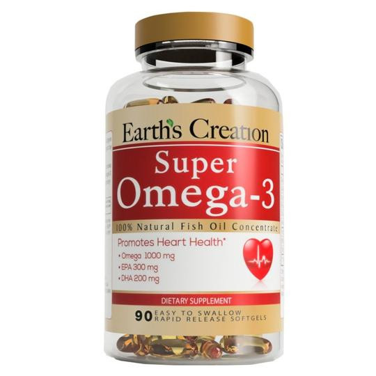 Earth's Creation Super Omega 3 90 softgels - зображення 1