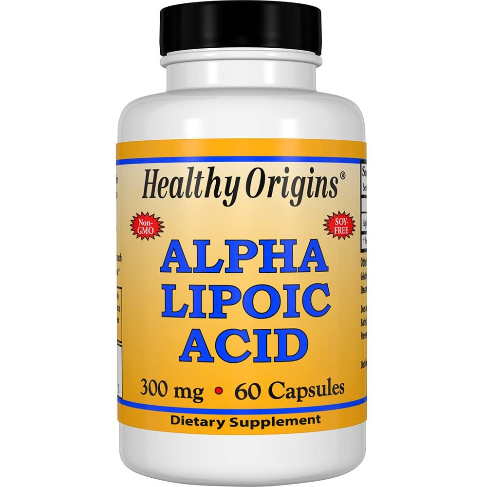 Healthy Origins Alpha Lipoic Acid 300 mg 60 caps - зображення 1