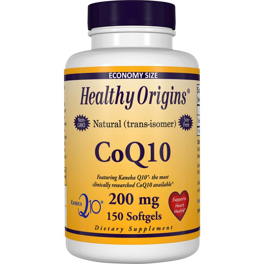 Healthy Origins CoQ10 /Kaneka Q10/ 200 mg 150 softgels - зображення 1
