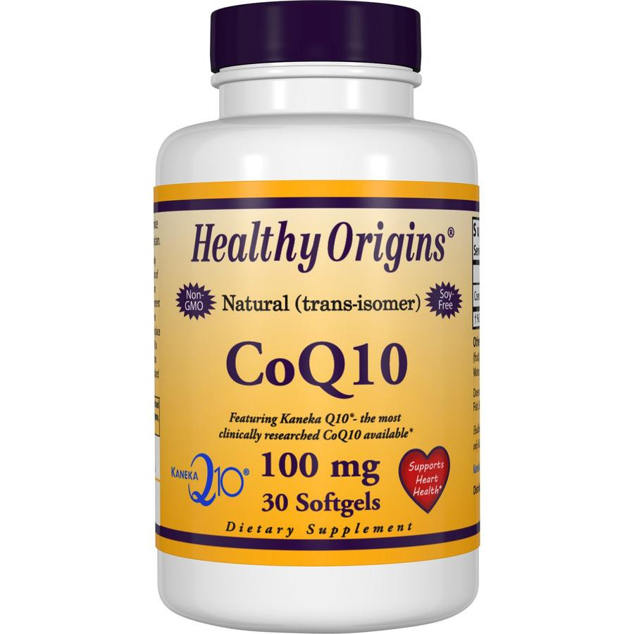 Healthy Origins CoQ10 /Kaneka Q10/ 100 mg 30 softgels - зображення 1