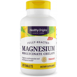Healthy Origins Magnesium Bisglycinate Chelate 120 tabs /60 servings/