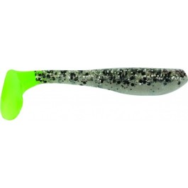 Bass Assassin Swim Bait 2'' (Salt&Pepper Silver Phantom/Chartreuse Tail)