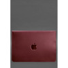 BlankNote Шкіряний чохол-конверт на магнітах для MacBook Pro 15-16 '' Бордовий Crazy Horse  BN-GC-12-vin-kr - зображення 2