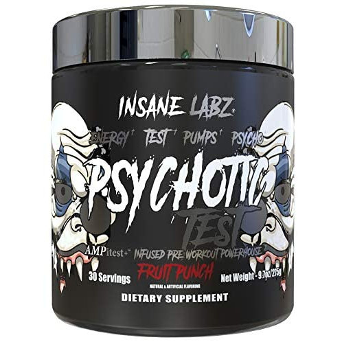Insane Labz Psychotic Test 275 g /30 servings/ Fruit Punch - зображення 1