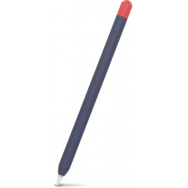 AHASTYLE Силіконовий чохол двоколірний для Apple Pencil 1-го покоління Dark Blue/Red (AHA-01940-NNR)