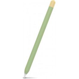 AHASTYLE Силіконовий чохол двоколірний для Apple Pencil 1-го покоління Green/Yellow (AHA-01940-GNY)