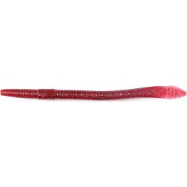   Lucky John Wacky Worm 5.7'' (S25 Solid-Red)