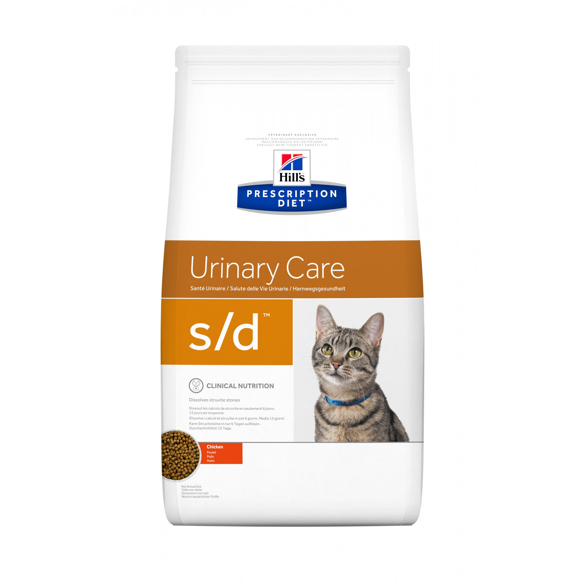 Hill's Prescription Diet Feline s/d Urinary Care 1,5 кг (607649) - зображення 1