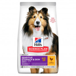   Hill's Science Plan Adult Medium Sensitive Stomach & Skin Chicken 0,8 кг (604326)