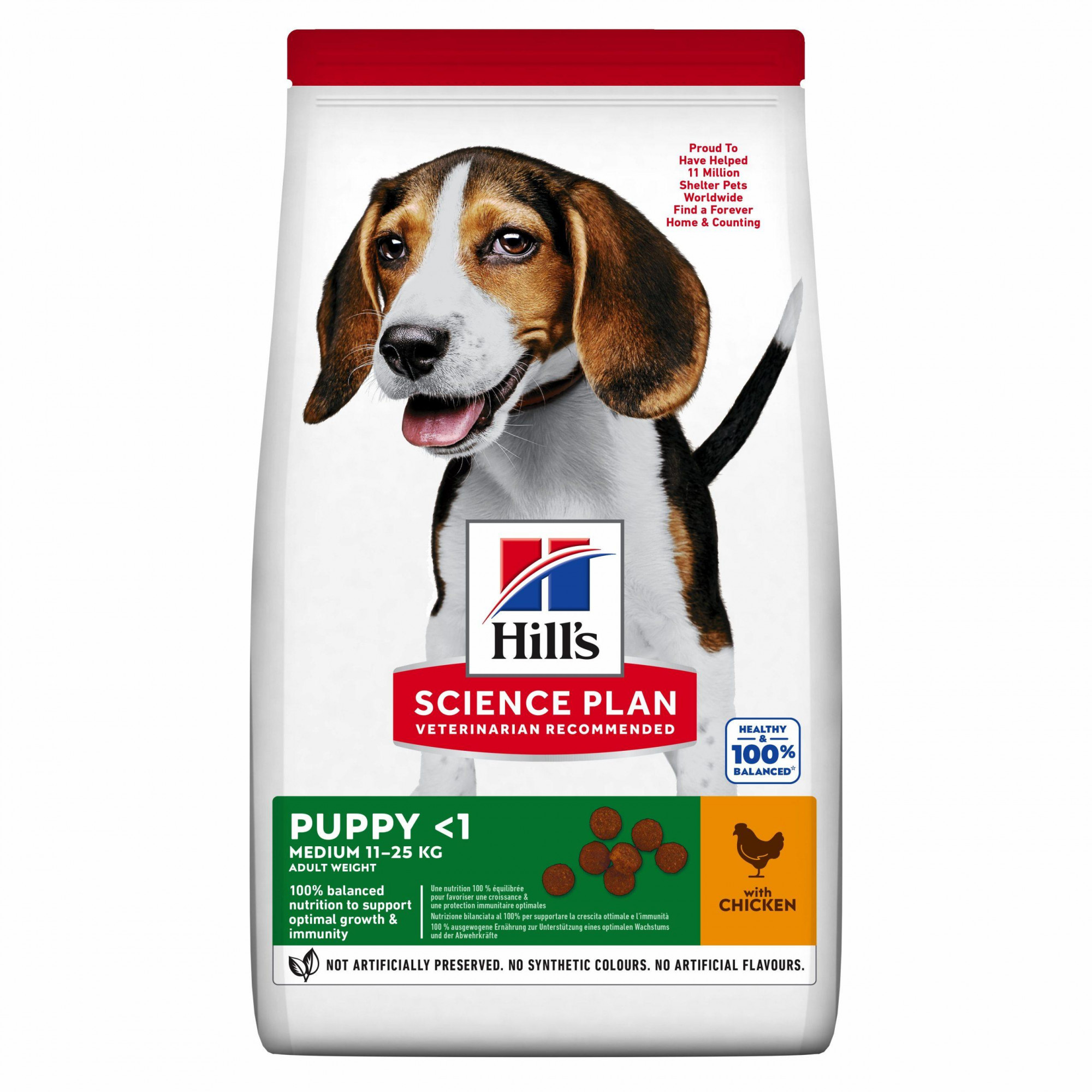 Hill's Science Plan Puppy Medium Chicken 2,5 кг (604267) - зображення 1