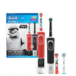 Oral-B D100 Kids Star Wars Family Edition 4 насадки