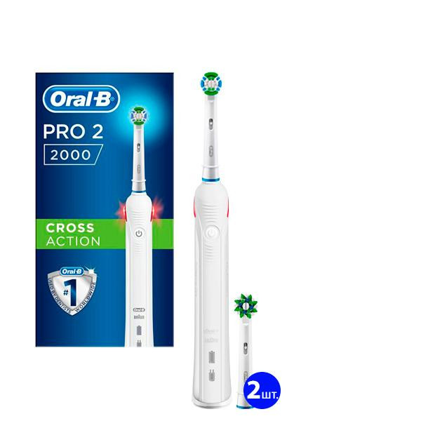 Oral-B D501 Pro 2 White 3 насадки - зображення 1