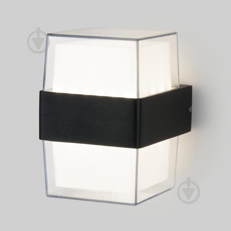 Strotskis Светильник уличный настенный  1519 Techno LED Maul 1x12 Вт черный (4690389150081) - зображення 1