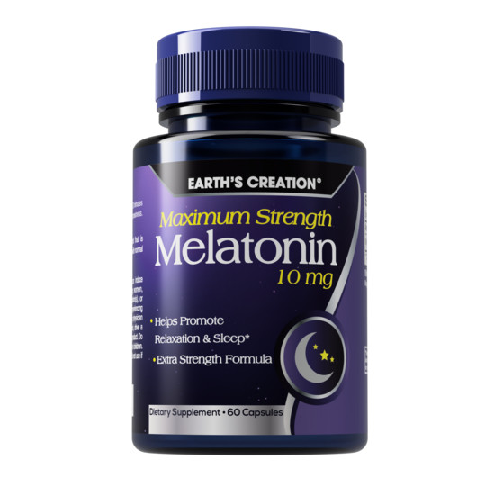 Earth's Creation Melatonin 10 mg 60 caps - зображення 1