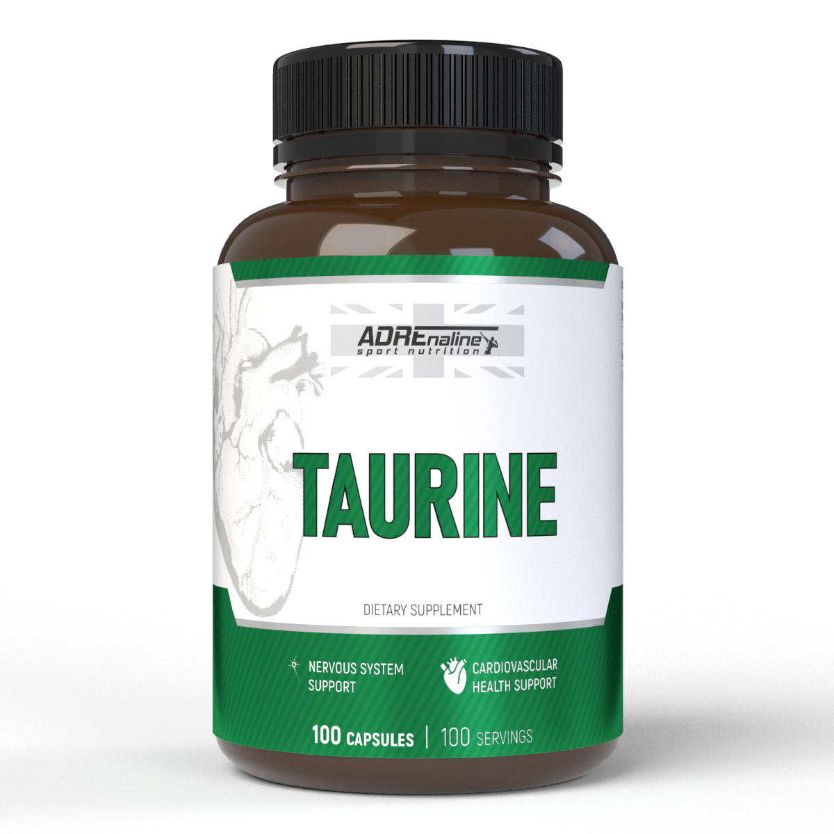 Adrenaline Sport Nutrition Taurine 1500 mg 100 caps - зображення 1