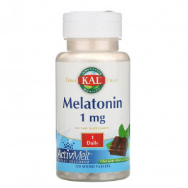 KAL Melatonin 1 mg 120 tabs Chocolate Mint