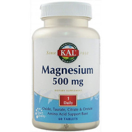 KAL Magnesium 500 mg 60 tabs