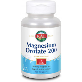 KAL Magnesium Orotate 200 mg 120 tabs /30 servings/