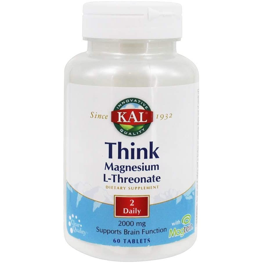 KAL Think Magnesium L-Threonate 60 tabs /30 servings/ - зображення 1