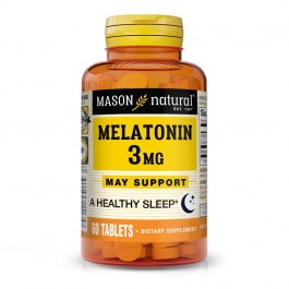 Mason Natural Melatonin 3 mg 60 tabs