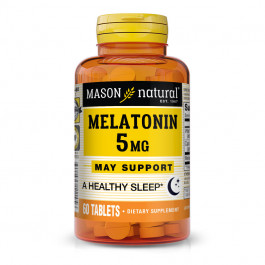   Mason Natural Melatonin 5 mg 60 tabs