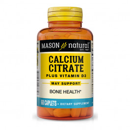 Mason Natural Calcium Citrate Plus Vitamin D3 60 tabs