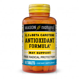 Mason Natural Vitamin E, C & Beta Carotene Antioxidant Formula 60 tabs /30 servings/