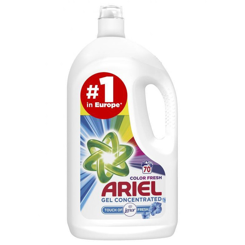 Ariel Гель для стирки Touch Of Lenor Fresh Color 3.85 л (8001090791061) - зображення 1