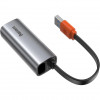 Baseus Steel Cannon Series USB-A Gigabit LAN Adapter (CAHUB-AD0G) - зображення 1