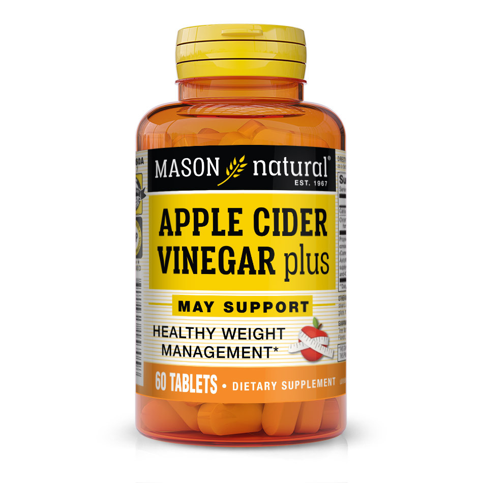 Mason Natural Apple Cider Vinegar Plus 60 tabs - зображення 1
