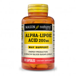 Mason Natural Alpha-Lipoic Acid 200 mg 60 caps