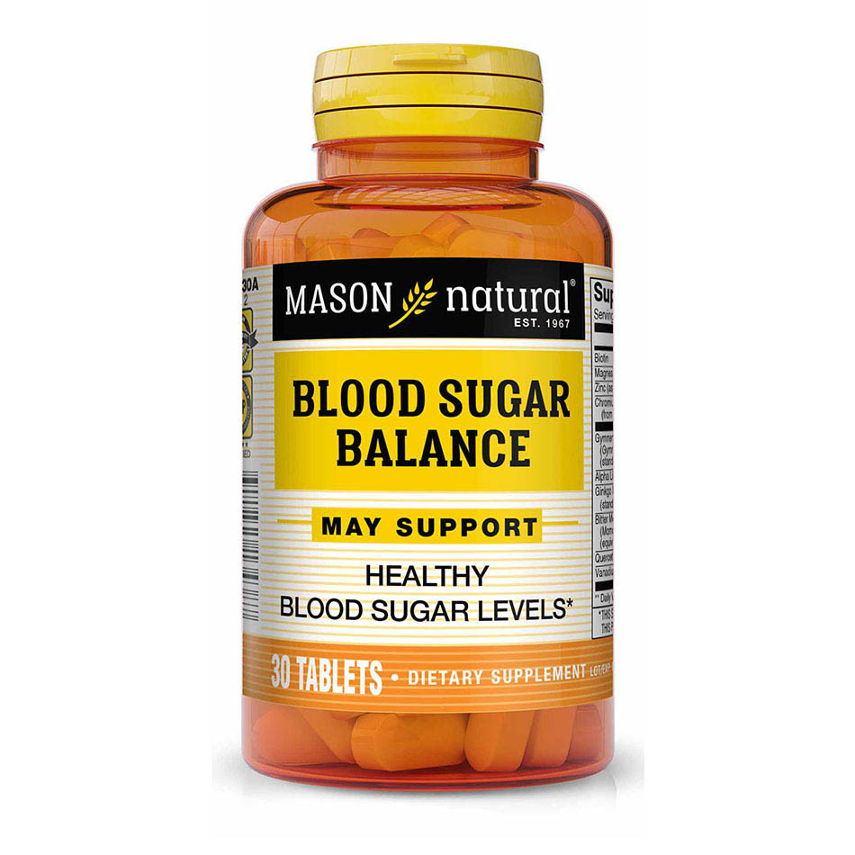 Mason Natural Blood Sugar Balance 30 tabs /15 servings/ - зображення 1