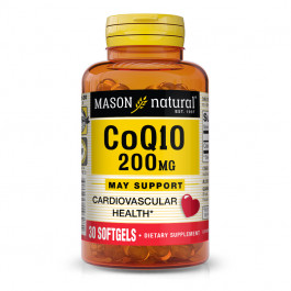 Mason Natural CoQ10 200 mg 30 softgels