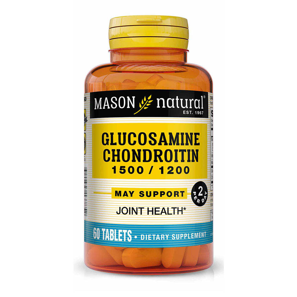 Mason Natural Glucosamine Chondroitin 1500/1200 60 tabs /30 servings/ - зображення 1
