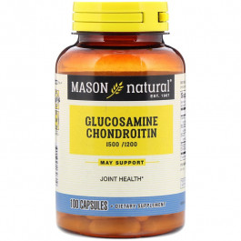Mason Natural Glucosamine Chondroitin 1500/1200 100 caps /33 servings/