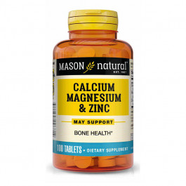 Mason Natural Calcium Magnesium & Zinc 100 tabs