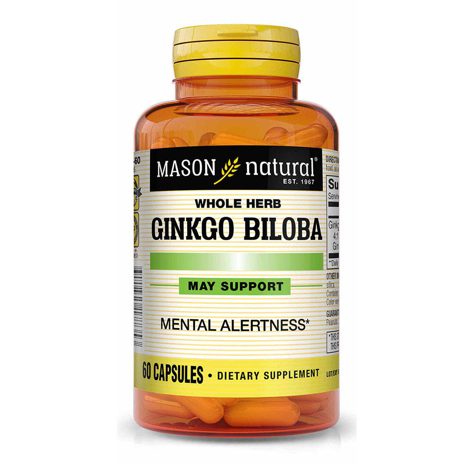 Mason Natural Ginkgo Biloba 60 caps - зображення 1