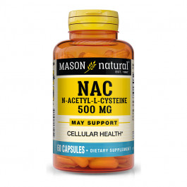   Mason Natural NAC /N-Acetyl L-Cysteine/ 500 mg 60 caps