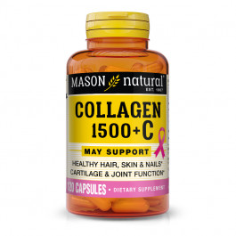 Mason Natural Collagen 1500 + Vitamin C 120 caps /40 servings/