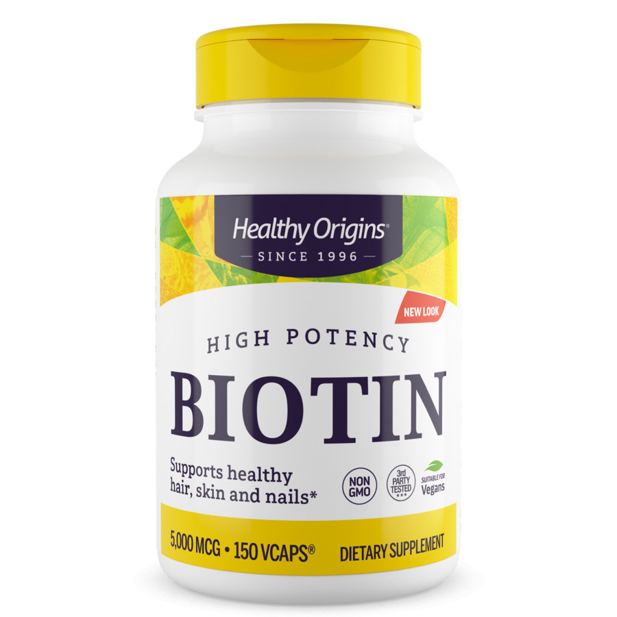 Healthy Origins Biotin /Vitamin B7/ 5,000 mcg 150 caps - зображення 1