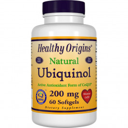 Healthy Origins Ubiquinol 200 mg /Active form of CoQ10/ 60 softgels